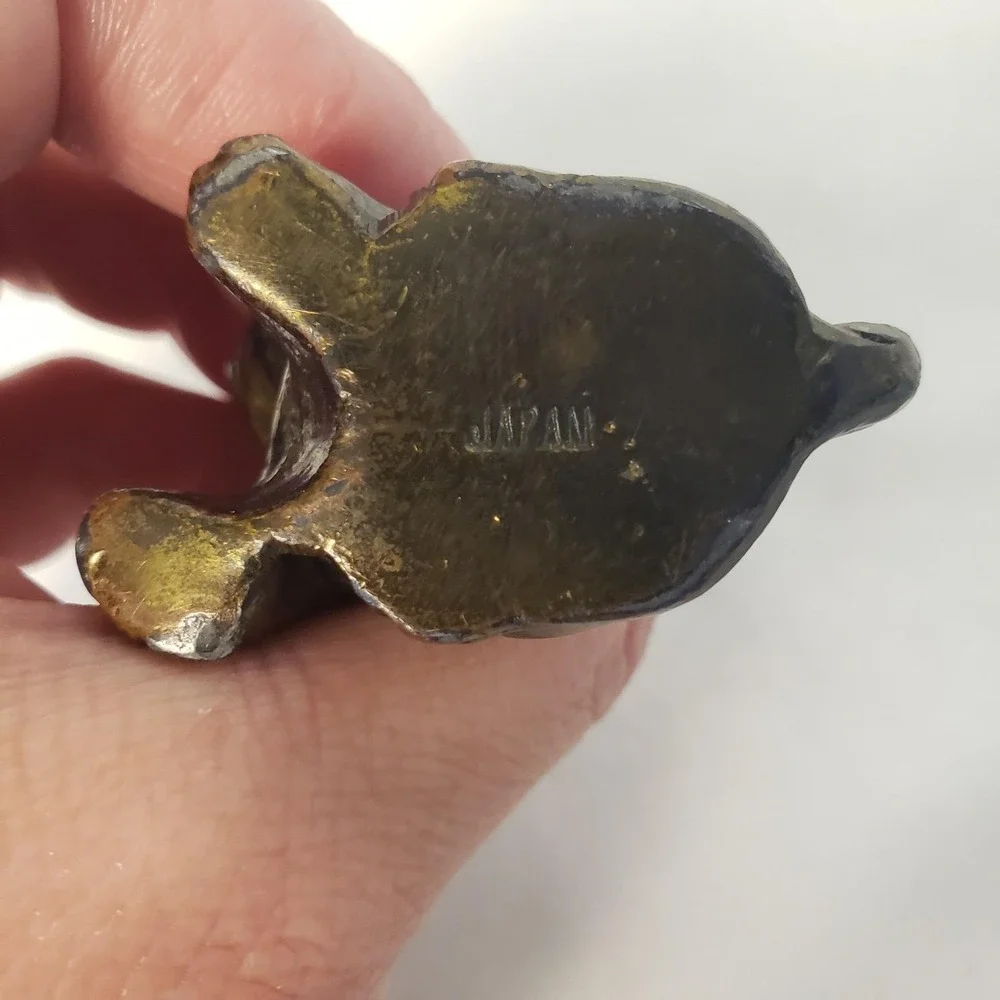 VTG Cast Metal Scottie Terrier Dog Figurine Miniature Charm Pendant, Paperweight